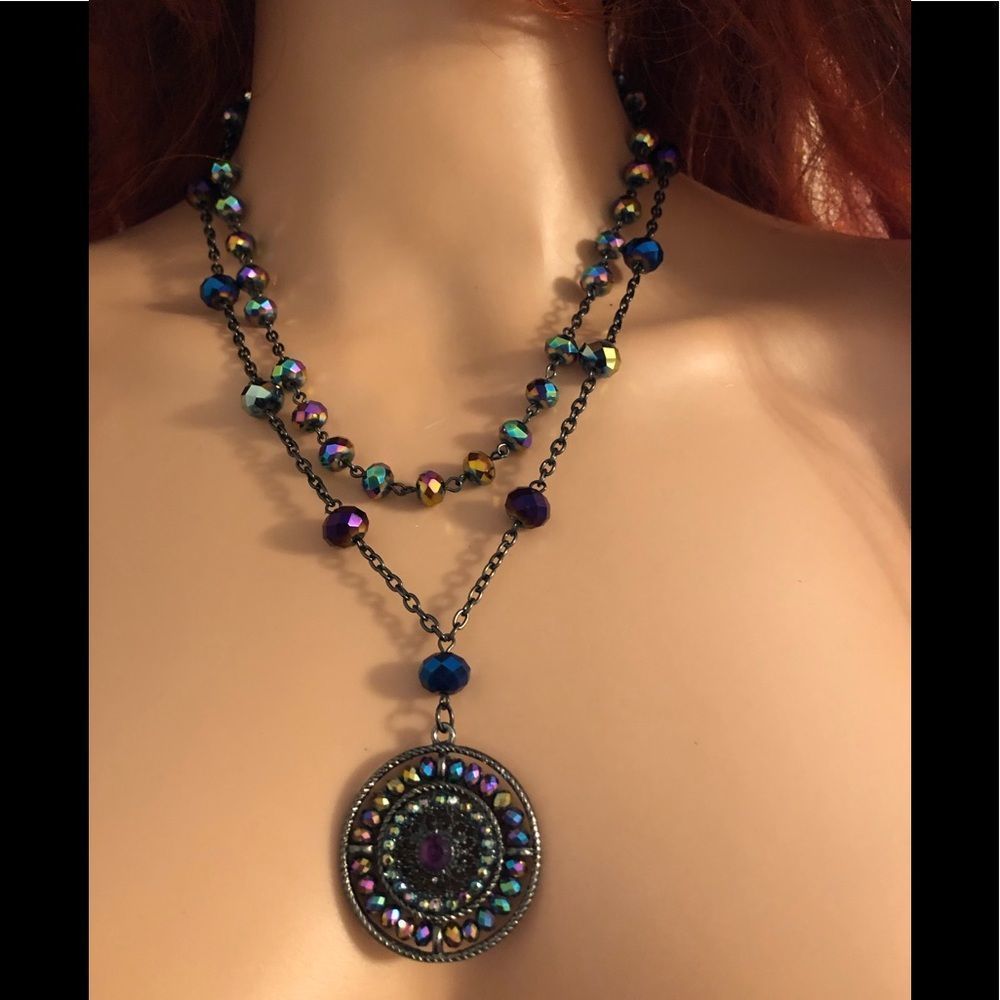 Necklace with matching Earrings